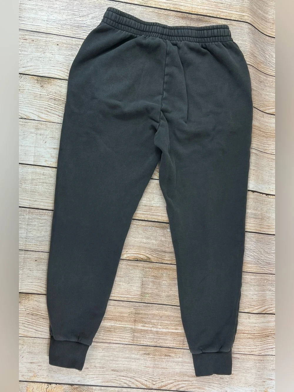 Paragon Jogger Sweatpants Drawstring Pockets Black Size Large